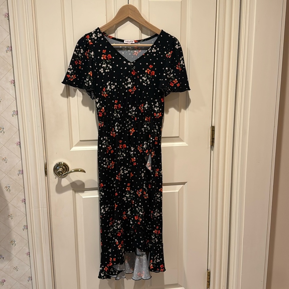Girls Floral Maxi Dress